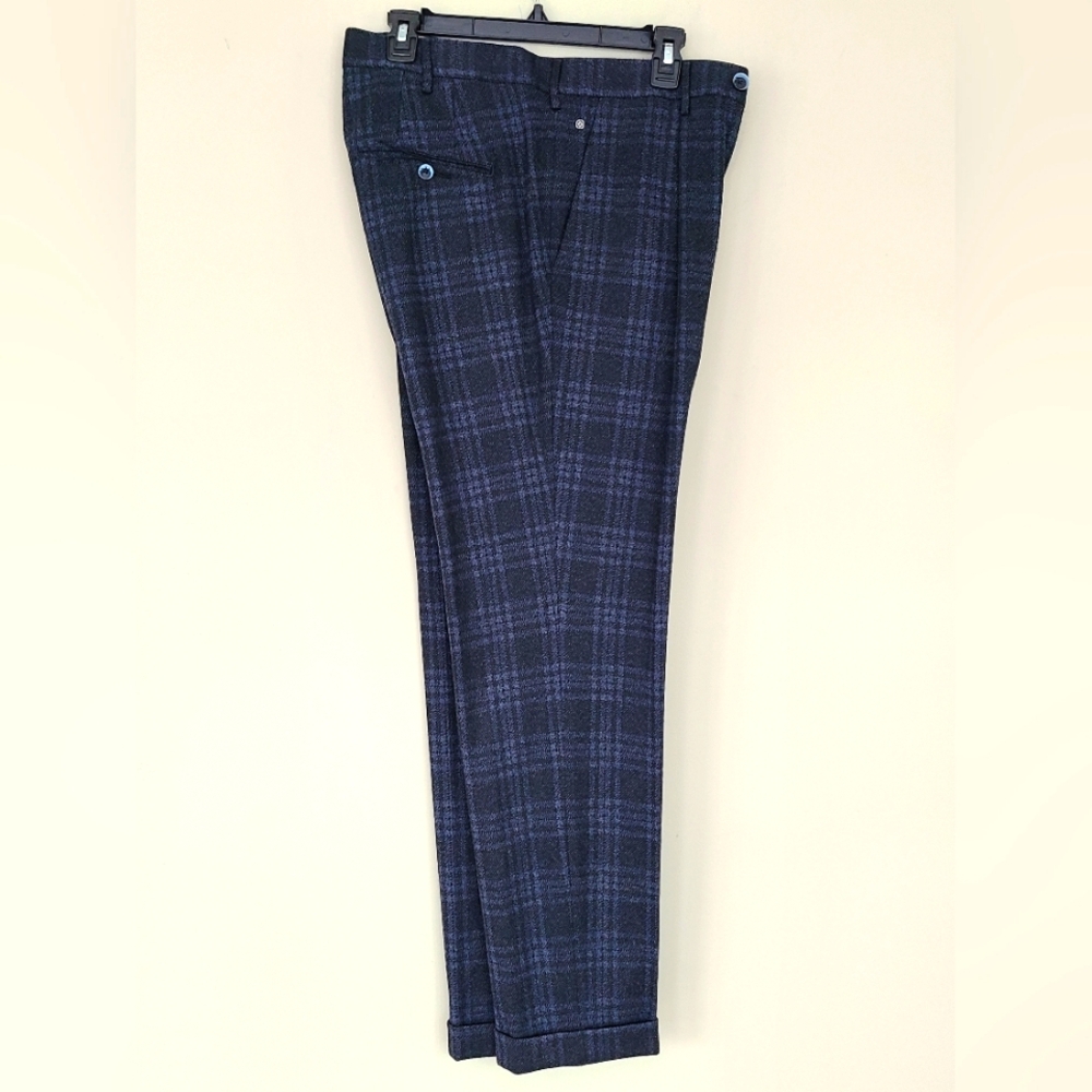 GTA ☆ Slim Plaid Pants - 40" Waist
